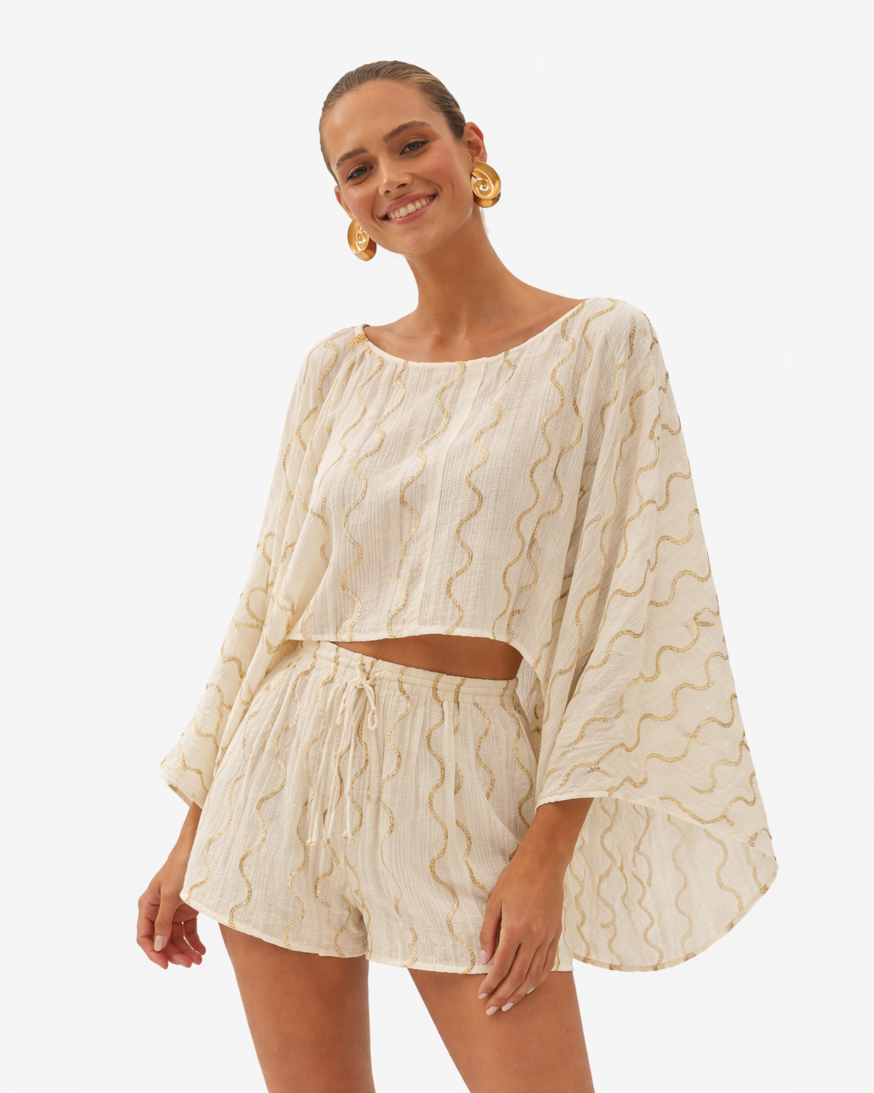 Golden Wave Co-ord Set