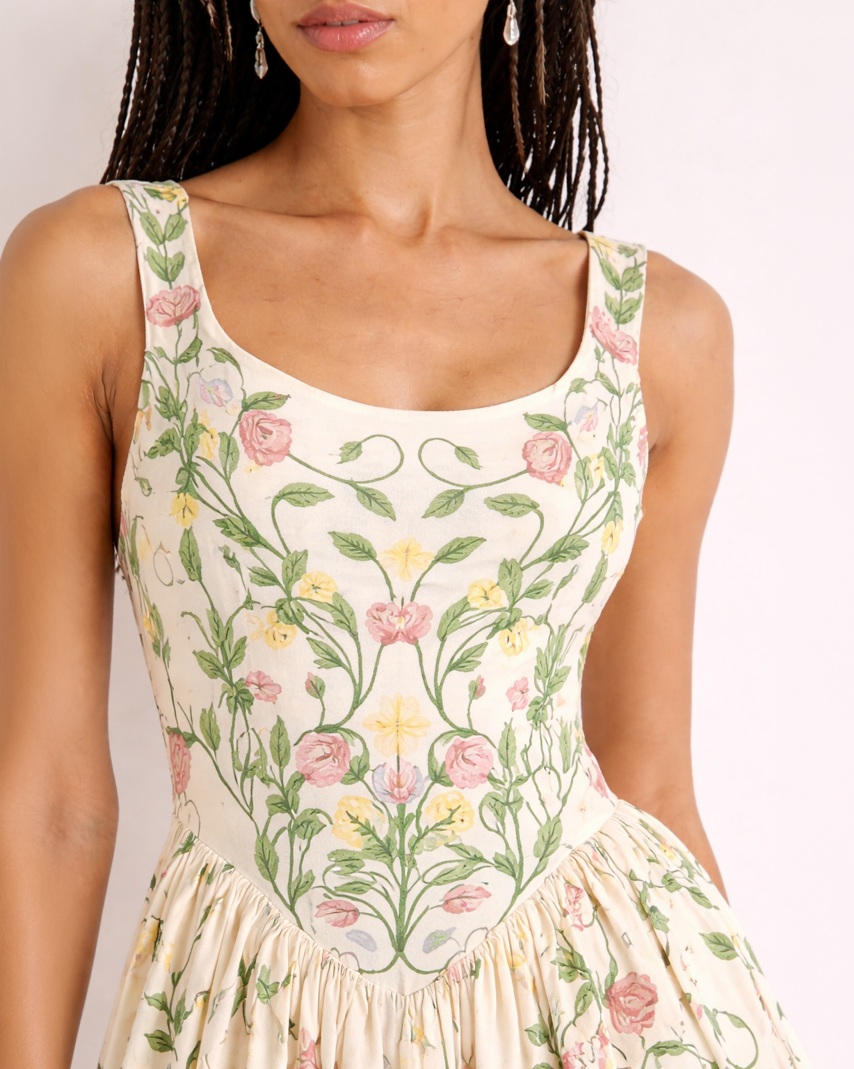 Floral Fit & Flare Mini Dress
